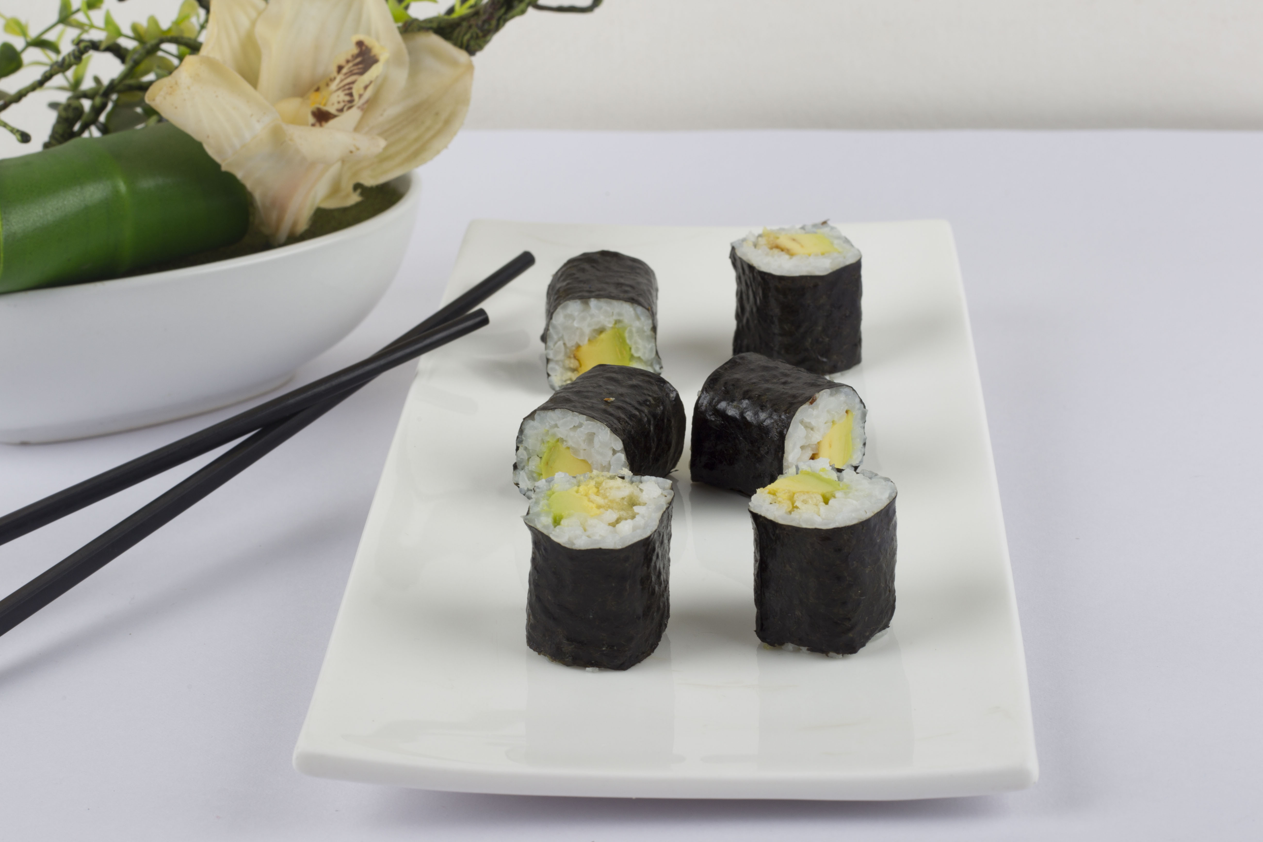 Japanese Avacado Maki Roll